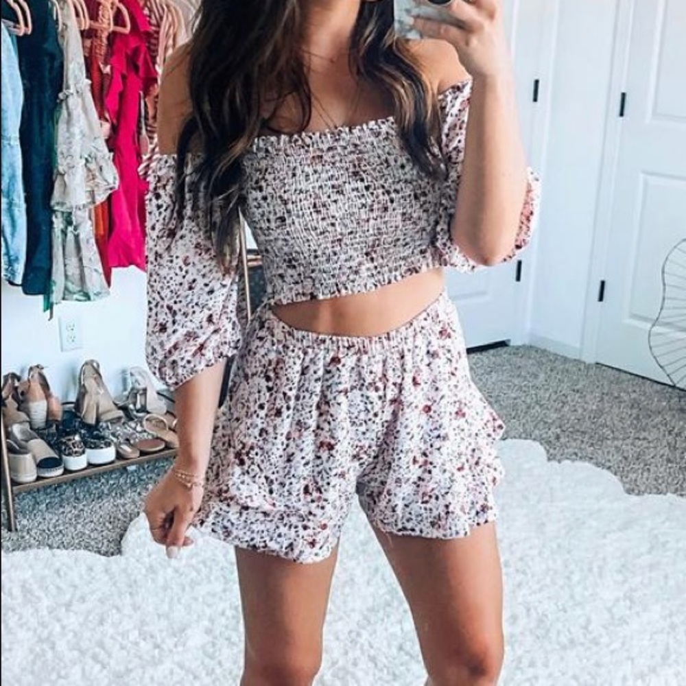 Floral two piece set
